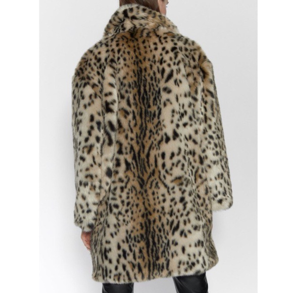 🐯NWT Zara Animal (Leopard) Print Coat 🐯 - Picture 4 of 8